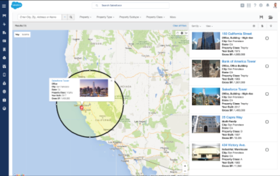 screenshot of Rethink CRM